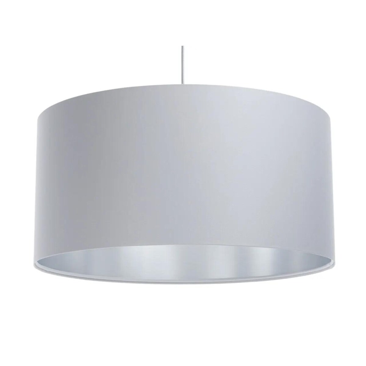 Lampa wisząca MODERN 40 szara/srebrne lustro