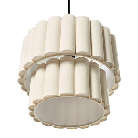 Lampa wisząca BELESSA Len Jasnobeżowy