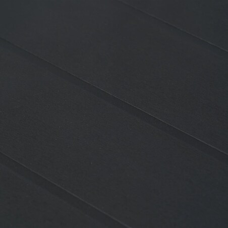 vidaXL Stół ogrodowy, 220x90x72 cm, plastikowy, antracytowy