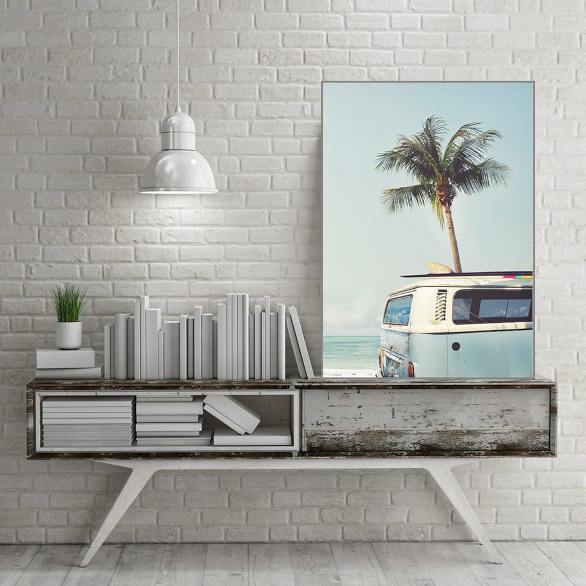 plakat niebieski van 30x40 cm