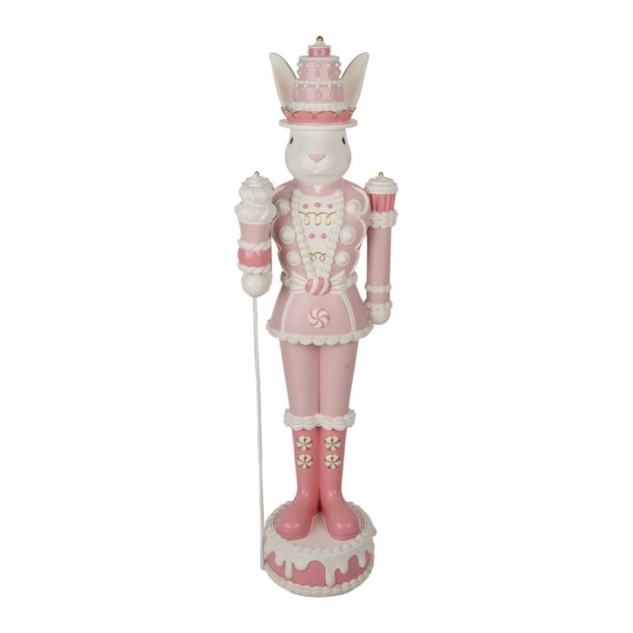 Duża figurka - Królik różowy muffinkowy 29x25x100 cm