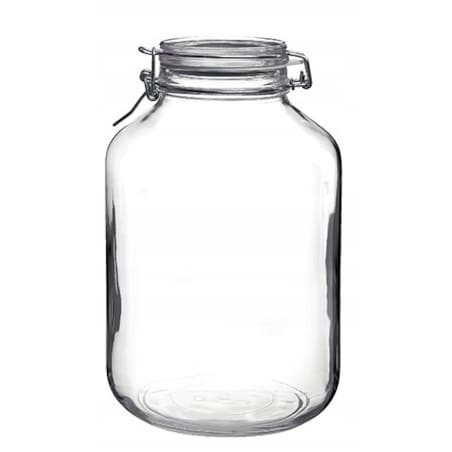 SŁOIK HERMETYCZNY na ŻYWNOŚĆ grzyby FIDO 5 L BORMIOLI kiszonki weki klips