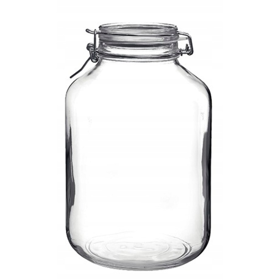 SŁOIK HERMETYCZNY na ŻYWNOŚĆ grzyby FIDO 5 L BORMIOLI kiszonki weki klips