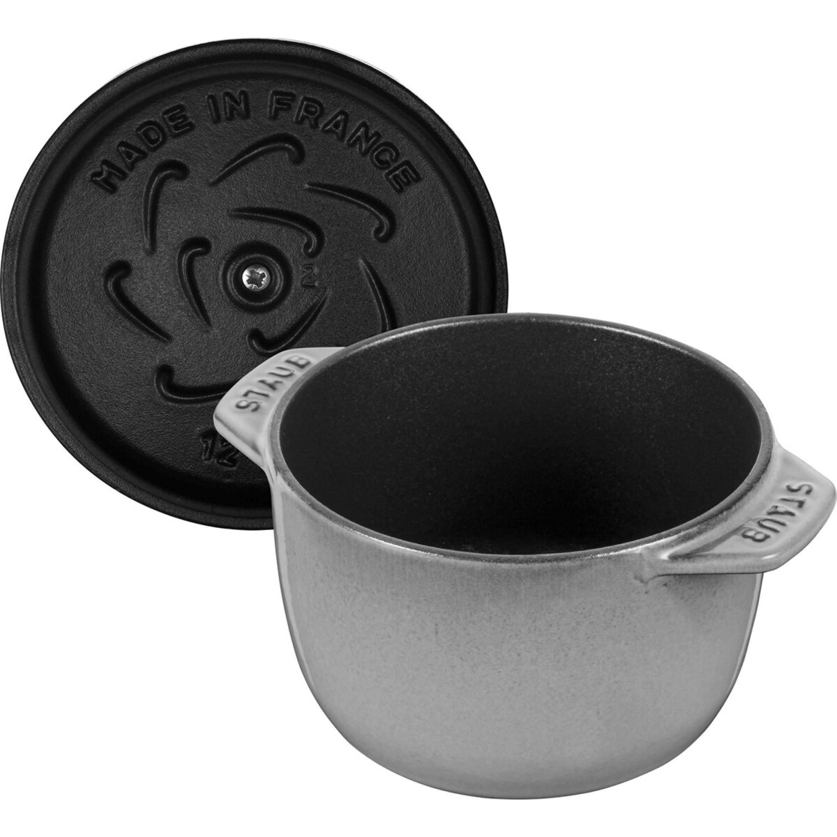 STAUB LA COCOTTE Mały garnek okrągły 725 ml, grafitowy