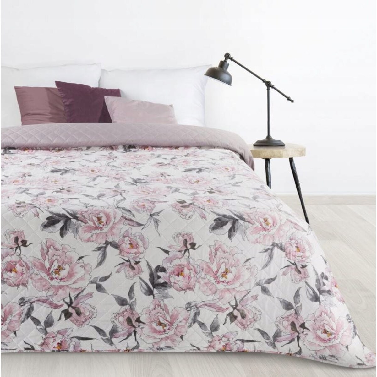 Narzuta na Łóżko Kapa w Kwiaty 220 x 240 Eurofirany