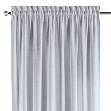 Zasłona na kanale z grzywką 1 szt. 130x245 biały