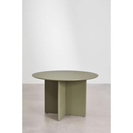 Okrągły stół jadalniany z MDF Ø120 cm Saonara szałwiowy