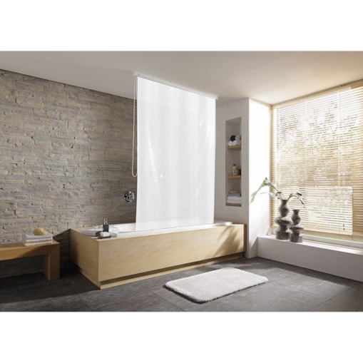 Kleine Wolke Zwijana roleta łazienkowa Biała 128x240 cm element B