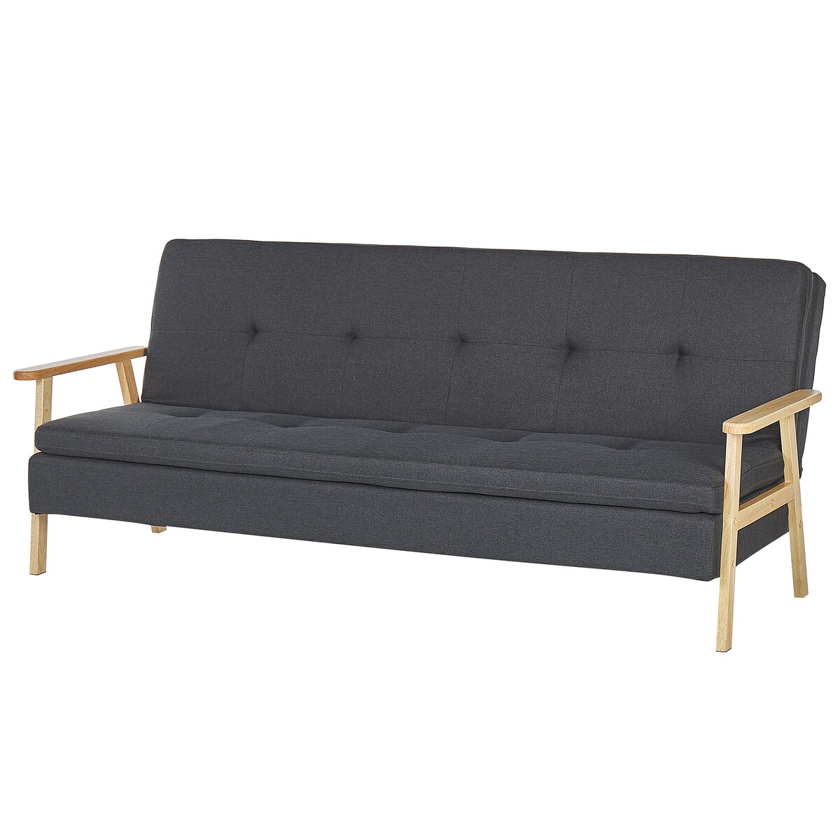 Sofa rozkładana dla 3 osób TJORN Ciemnoszary