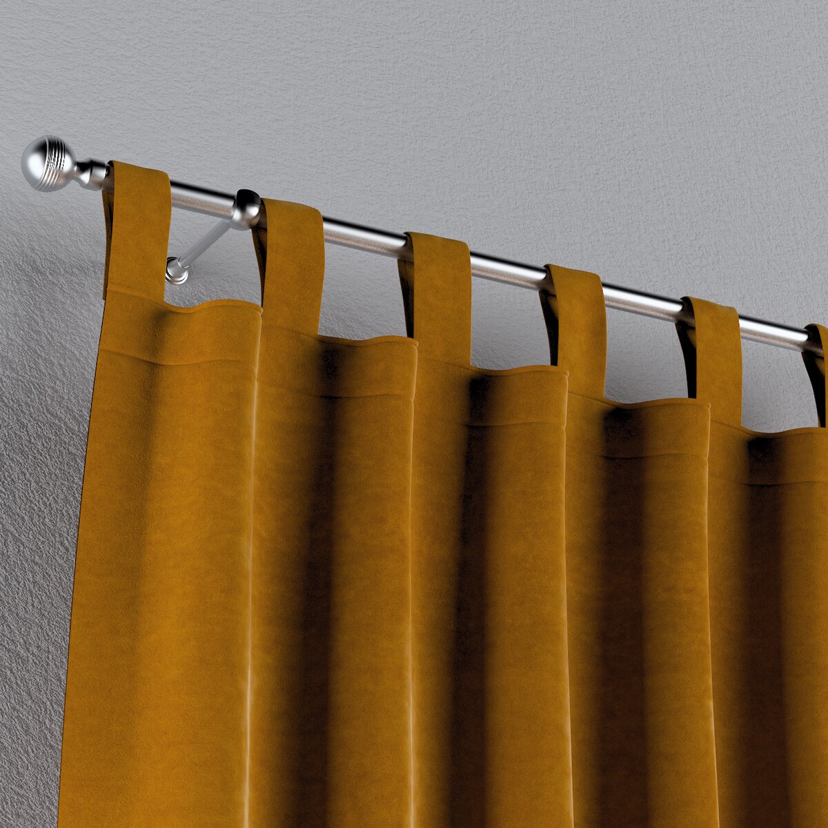 Zasłona na szelkach 1 szt. 130x260 miodowy