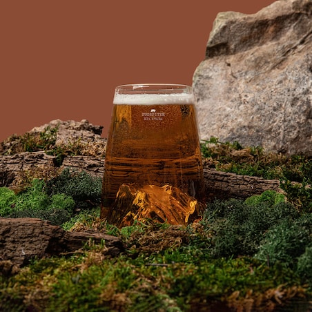 Szklanka Long Drink - Topographic - Zugspitze