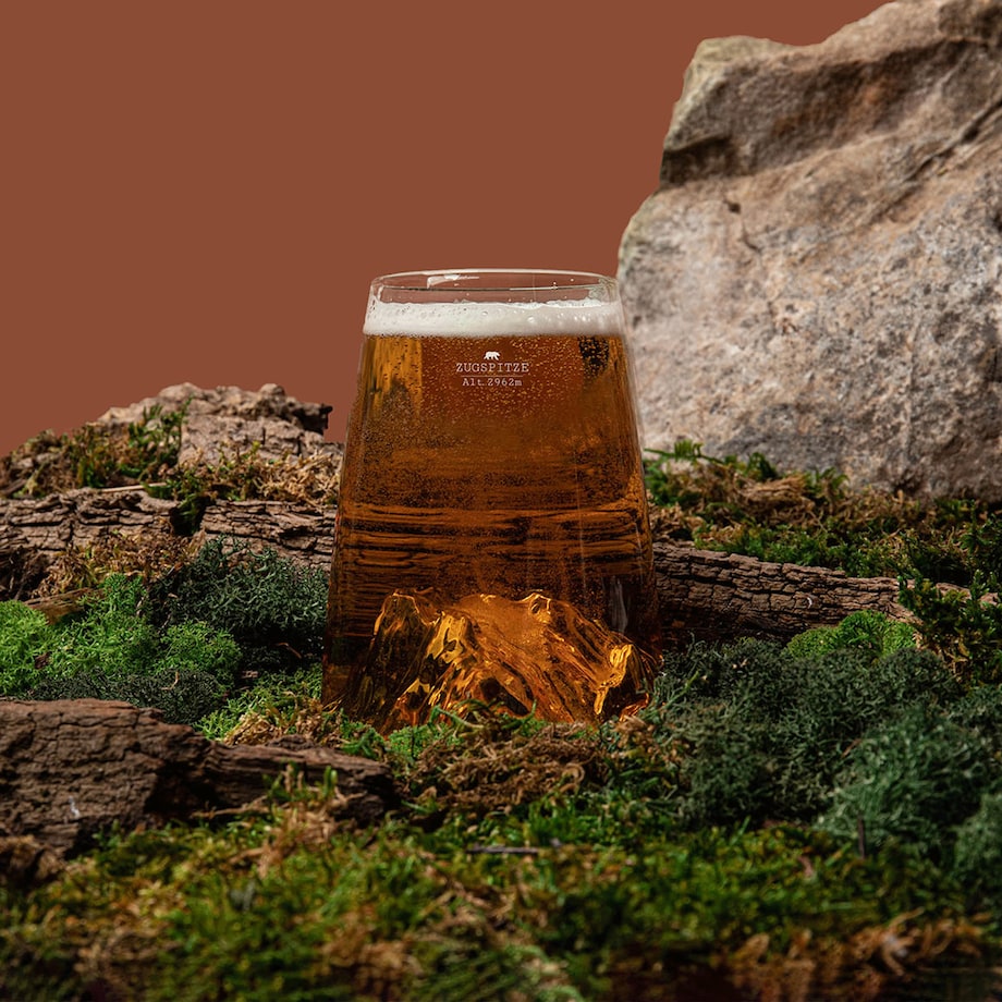 Szklanka Long Drink - Topographic - Zugspitze