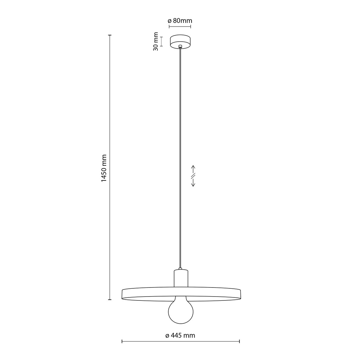 Lampa Wisząca SILA BRICK SABIA Ceglasty 40 cm E27 TK Lighting