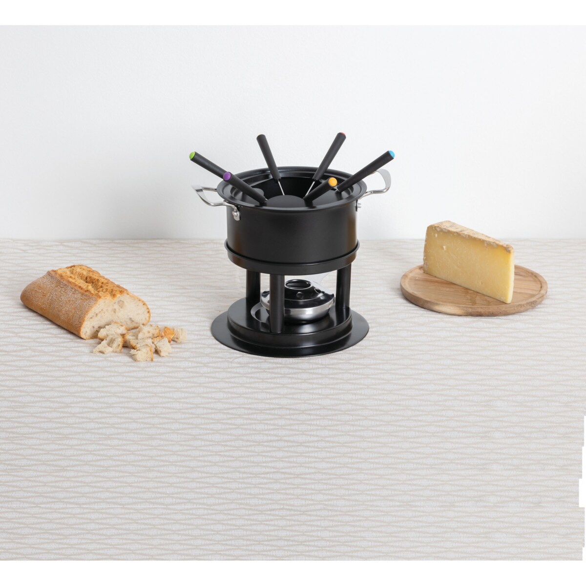 Zestaw do fondue na 6 osób, metalowy