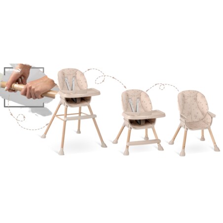 Krzesełko do karmienia dla dzieci regulowane fotelik Nukido