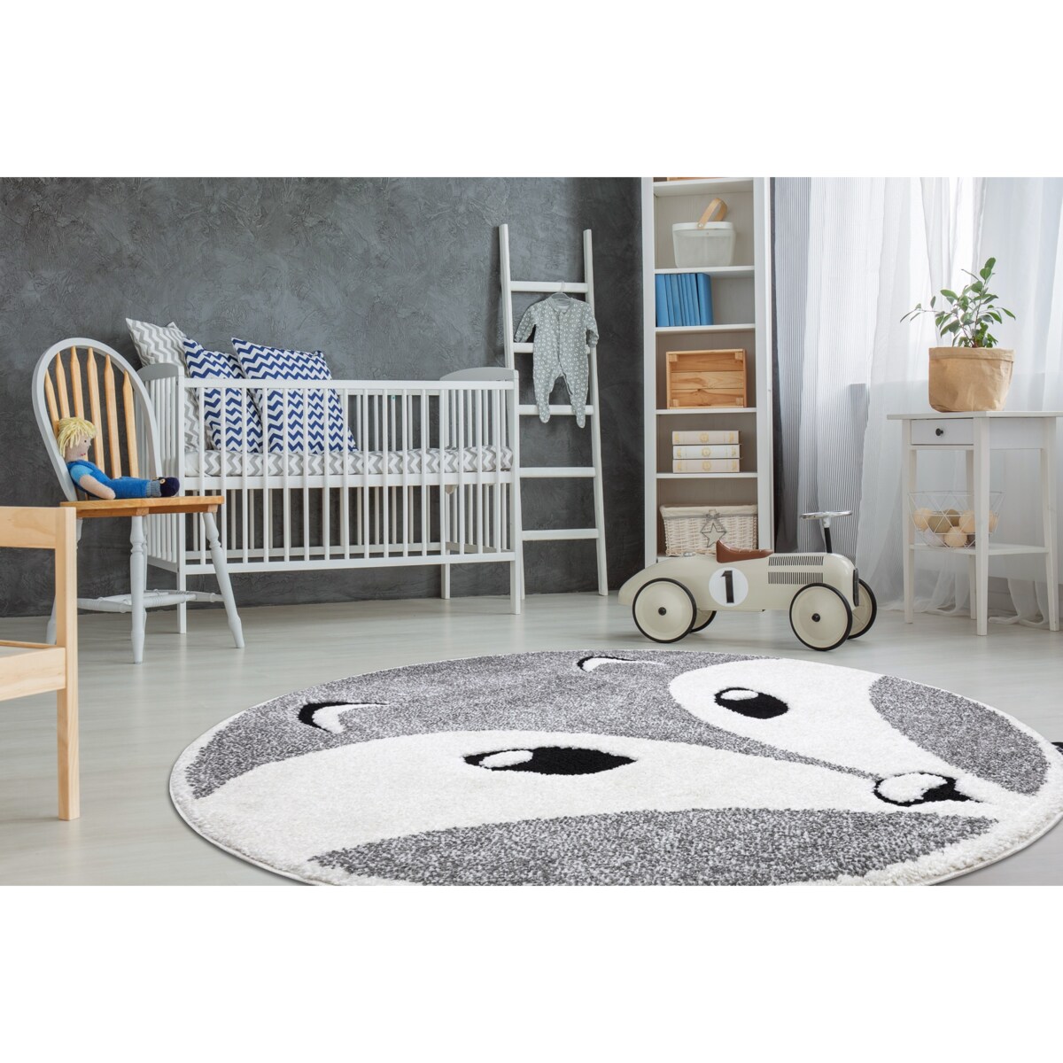 Dywan dziecięcy JOY Koło Fox lisek, dla koło 160 cm