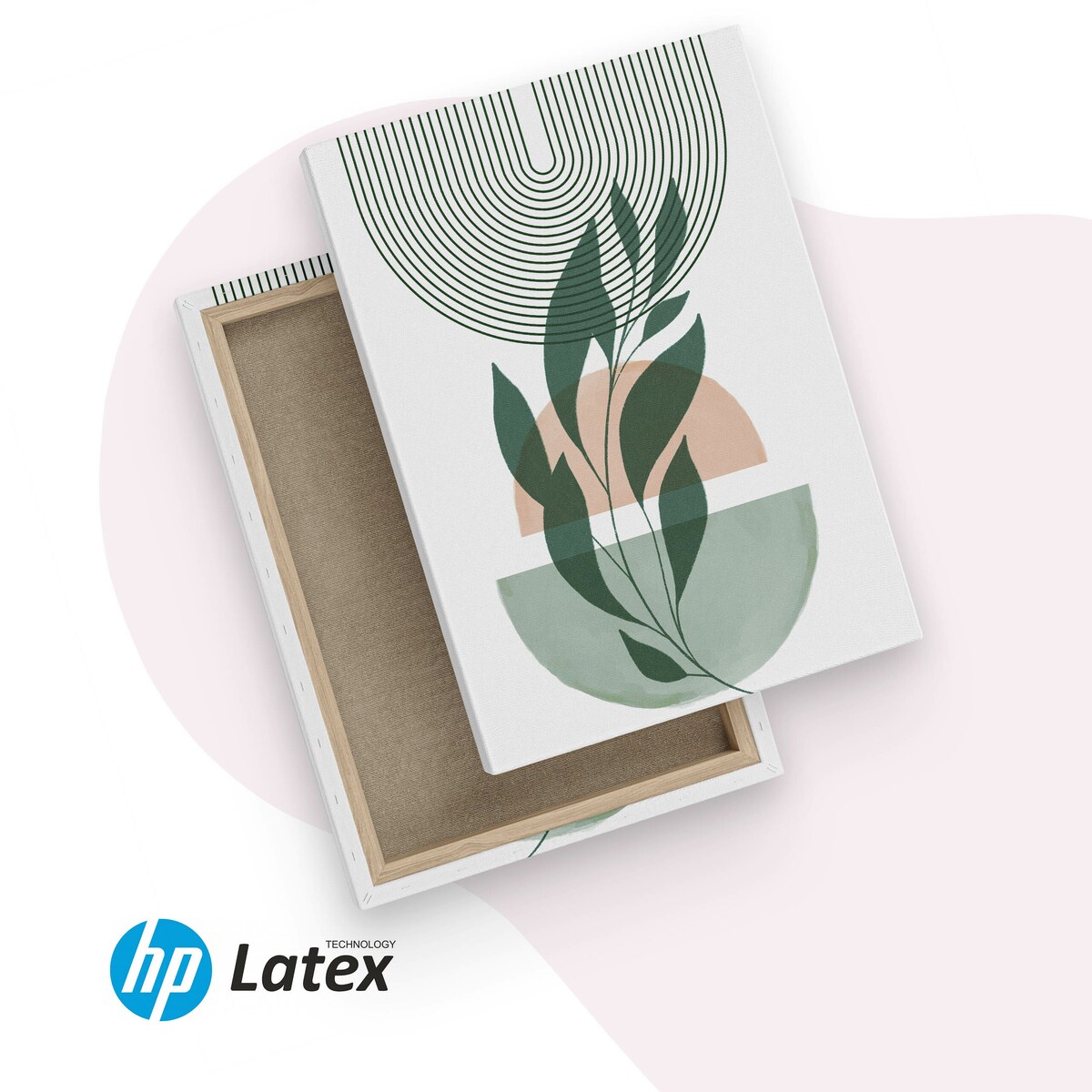 3x Obraz Do Salonu Set Natura Boho Liście Tropikalne Akwarele Rośliny 30x40cm