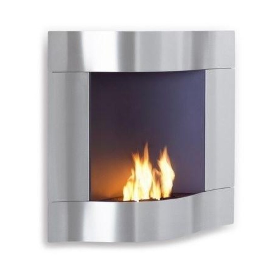 Kominek dekoracyjny CHIMO - stal nierdzewna, 70x70x16 cm