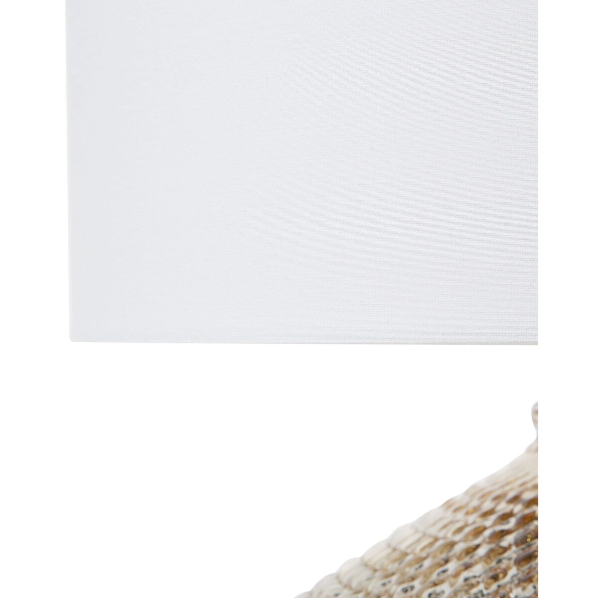 Lampa stołowa szklana złota MADON