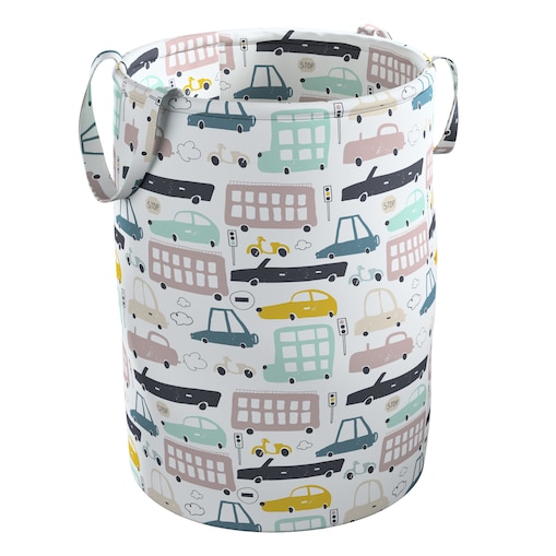 Kosz na zabawki Tobi, kolorowy, 40x60cm, Magic Collection