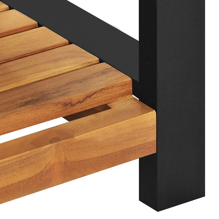vidaXL Ławka, 120 cm, lite drewno tekowe