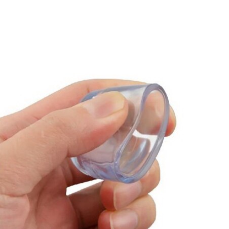 Nakładki na nogi krzesła ochronne silikonowe 22-25 mm 16 sztuk bezbarwne