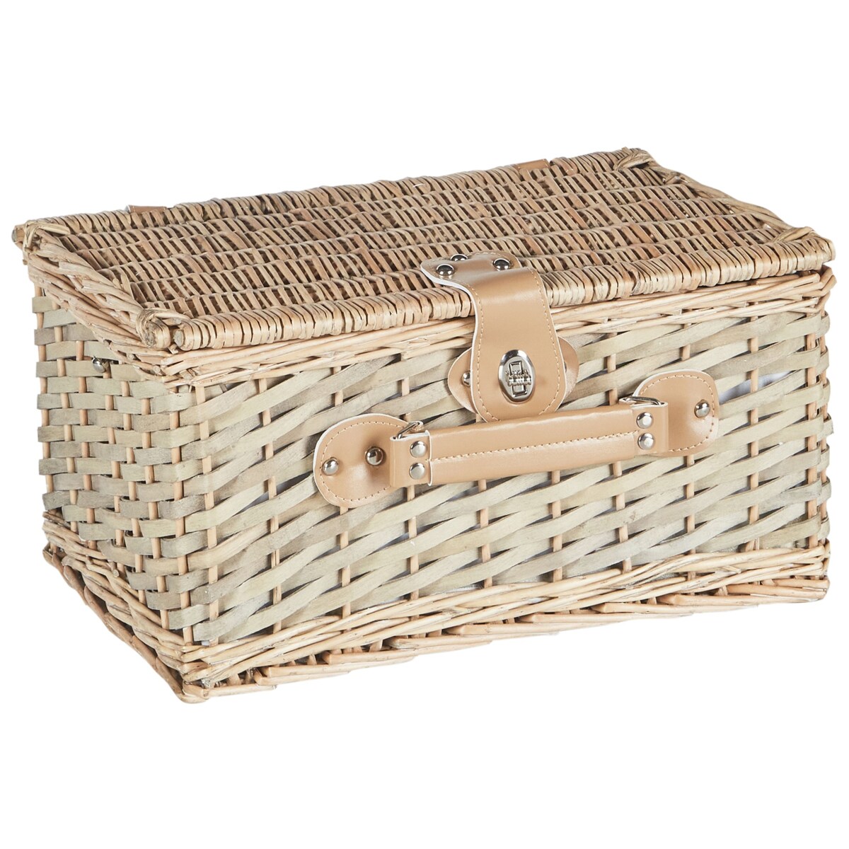 Kosz piknikowy CLEMENTINE Plecionka Naturalny