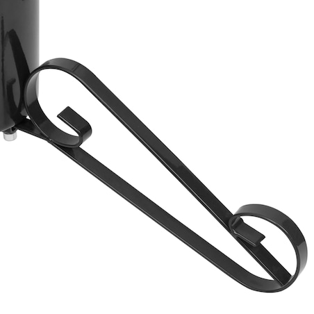 vidaXL Stojak pod choinkę, czarny, 58x58x21 cm