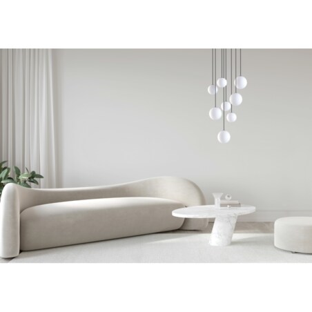 Salonowy klosz Cameleon Snowball 120 10267 Nowodvorski kulisty biały