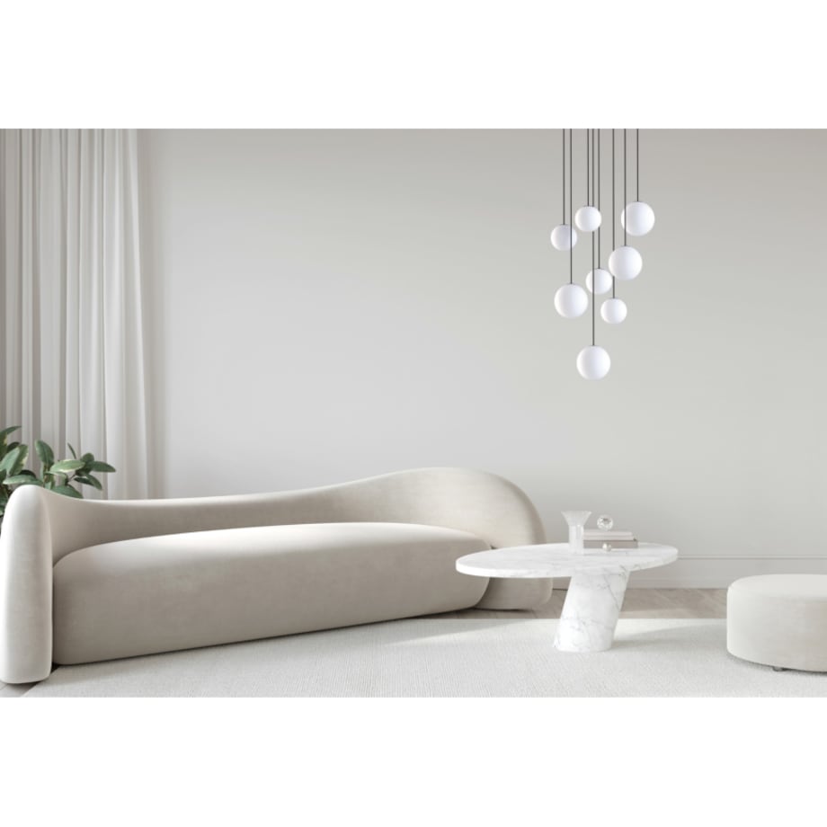 Salonowy klosz Cameleon Snowball 120 10267 Nowodvorski kulisty biały