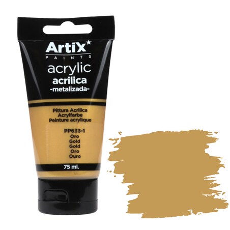 farba akrylowa artix pp633-1 metalic gold 75ml