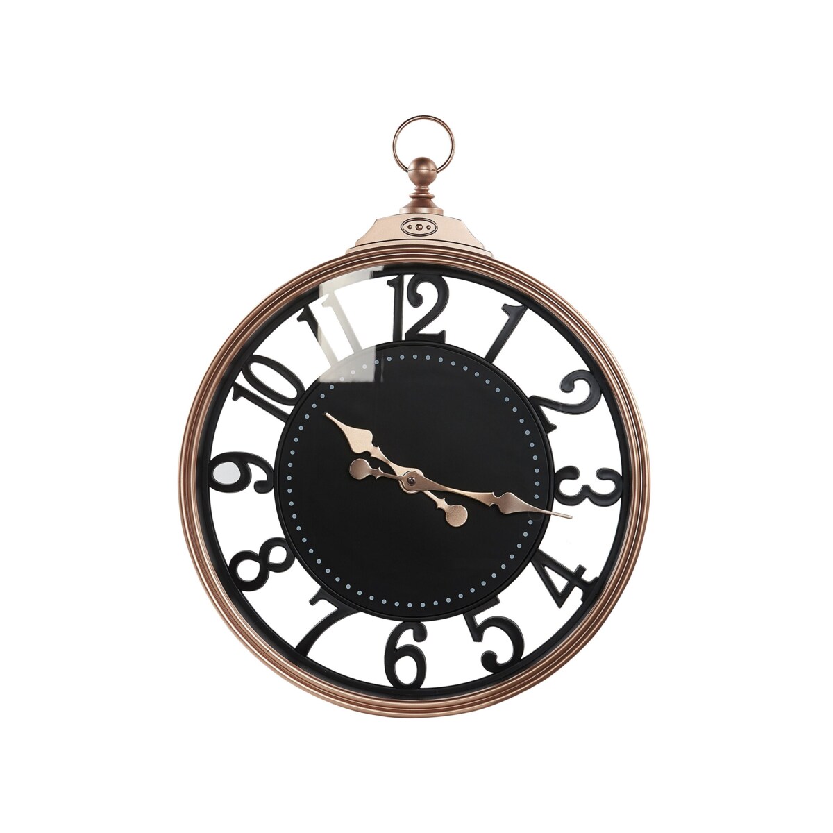 Zegar ścienny ø 44 cm czarny ALLOZA