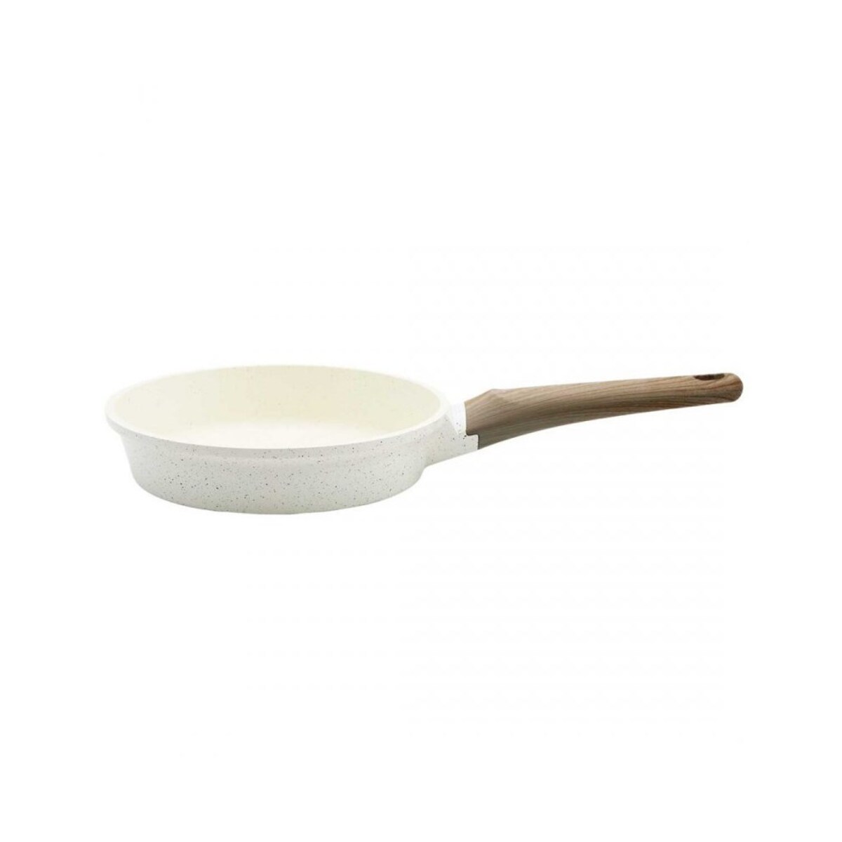 Patelnia granitowa marmurkowa NON-STICK indukcja gaz 24cm beżowa BRUNBESTE