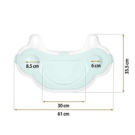 Tacka do krzesełka do karmienia Ricokids Sinco turkusowa
