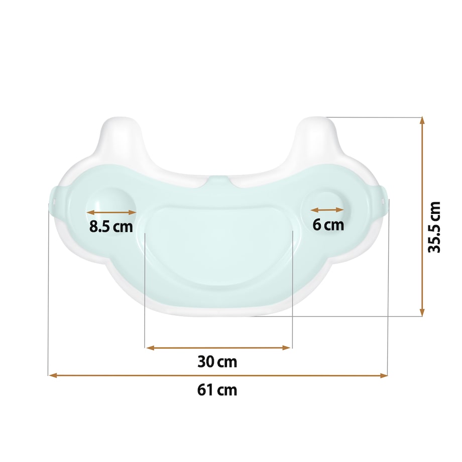 Tacka do krzesełka do karmienia Ricokids Sinco turkusowa