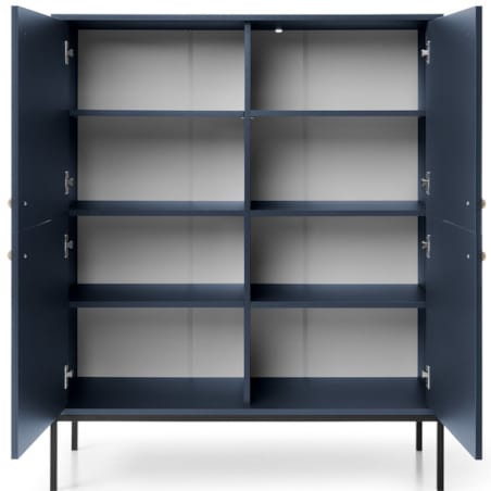 Komoda Evora wysoka granatowa