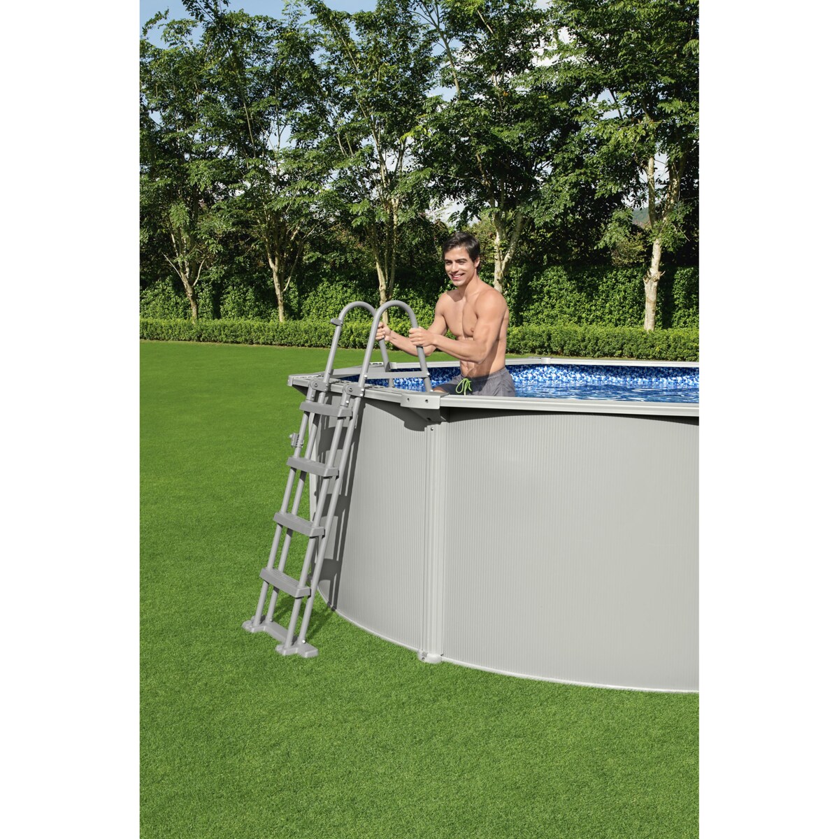 Basen stelażowy Hydrium 305x122 Bestway 56566 całoroczny zestaw 13w1