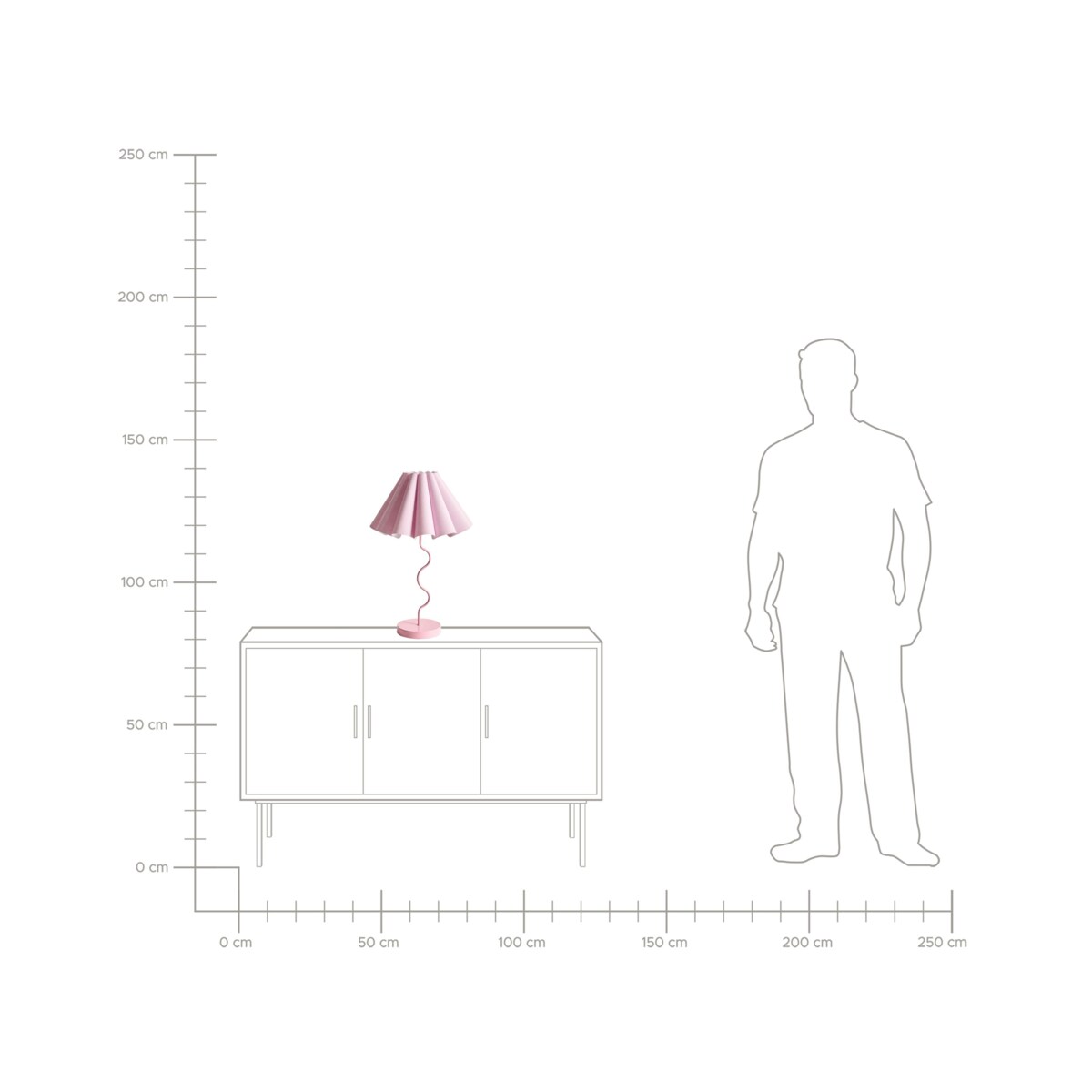 Lampa stołowa MASUMU Różowy