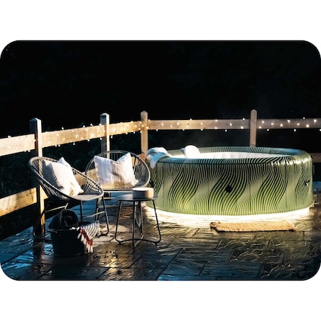 Dmuchane SPA z hydromasażem MSPA Meteor basen 6 osobowe 164 dysze LED 930l