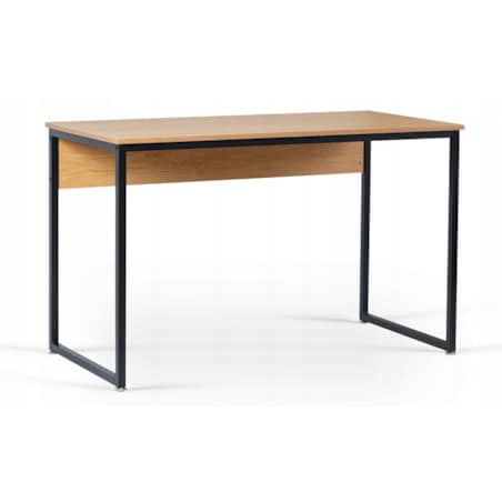 Biurko 120 Industrialne Biurowe Gabinetowe Proste Dąb Złoty ROSS