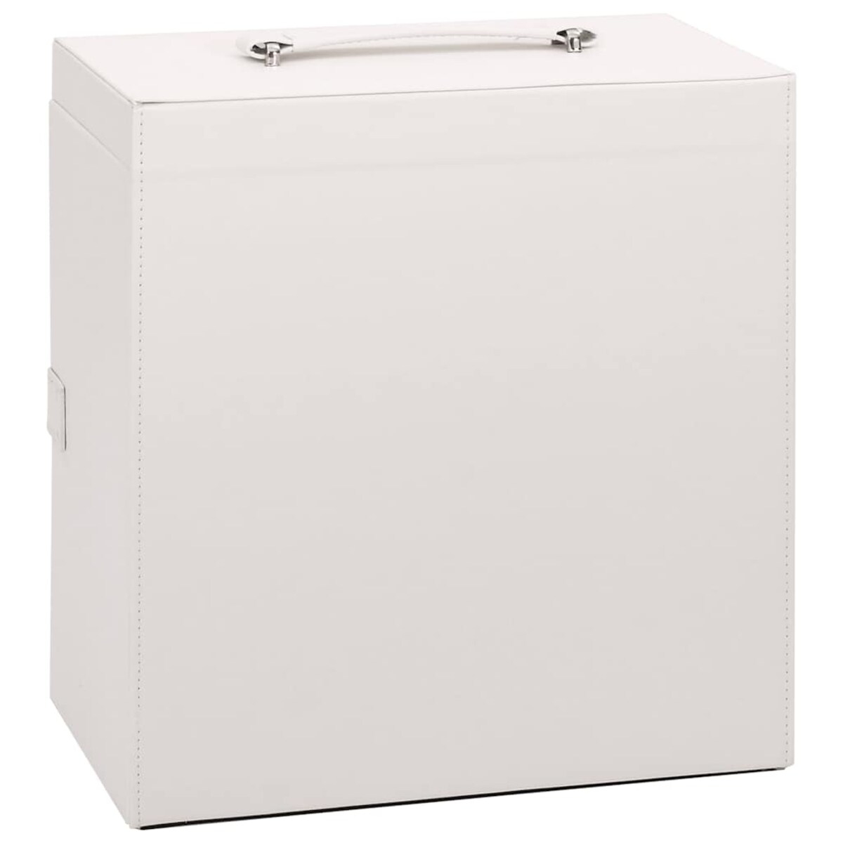 vidaXL Pudełko na biżuterię 5-warstwowe z lustrem zamykane na klucz