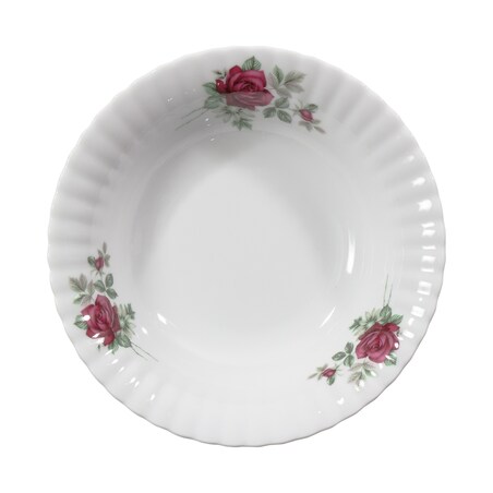 Salaterka okrągła 23 cm Iwona Bordowa Róża B826