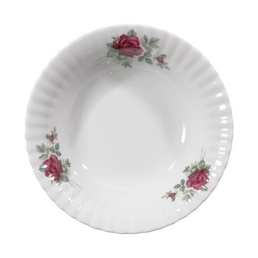 Salaterka okrągła 23 cm Iwona Bordowa Róża B826