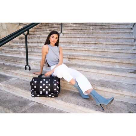 Torba ALLROUNDER M, dots white