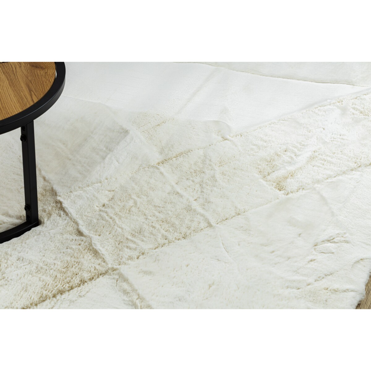 Dywan TEDDY NEW wool 45 Shaggy krem bardzo 160x220 cm