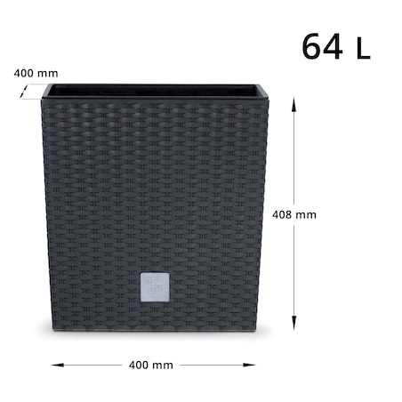 Donica Ratanowa Ogrodowa Na Taras Balkon Niska 64L