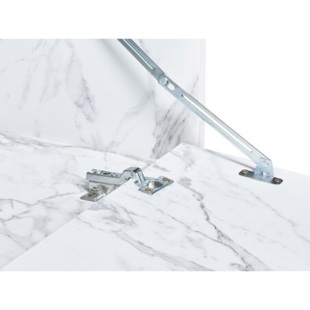 Wisząca szafka pod umywalkę PETROLINA 60 cm Biały marmur