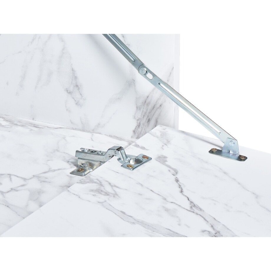 Wisząca szafka pod umywalkę PETROLINA 60 cm Biały marmur