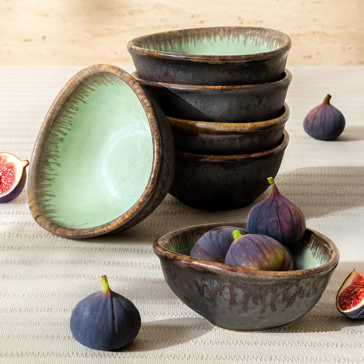 Konsimo PRIMA Salaterka 6 szt., szałwiowy