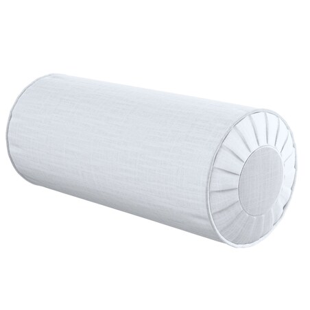 Poduszka wałek z zakładkami, biały, Ø20 x 50 cm, Harmony
